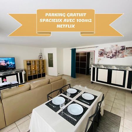 Parking & 100M2 En Plein Centre Ville Daire Reims Dış mekan fotoğraf