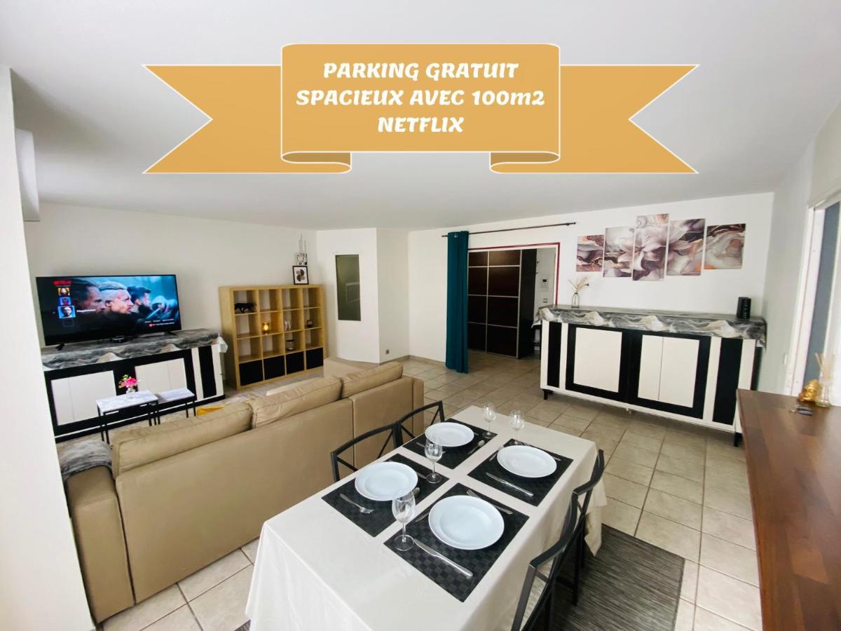 Parking & 100M2 En Plein Centre Ville Daire Reims Dış mekan fotoğraf